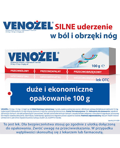 Venożel (12 mg + 10 mg + 5 mg)/g żel 50 g