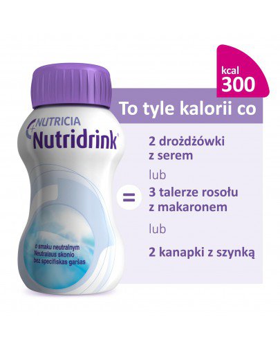 Nutridrink o smaku neutralnym 4x 125 ml