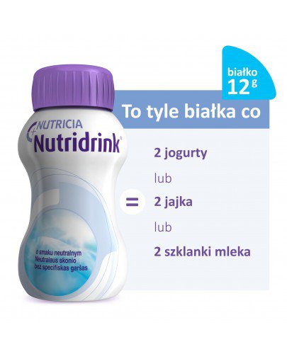 Nutridrink o smaku neutralnym 4x 125 ml