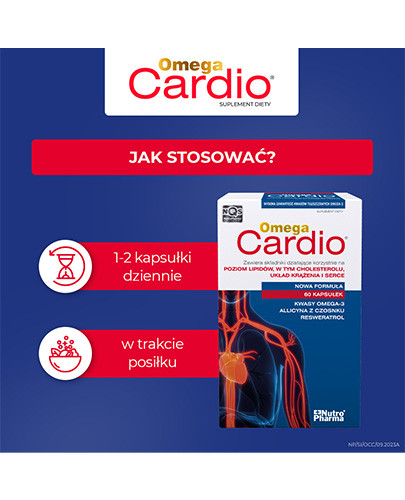 NutroPharma Omega Cardio 60 kapsułek 