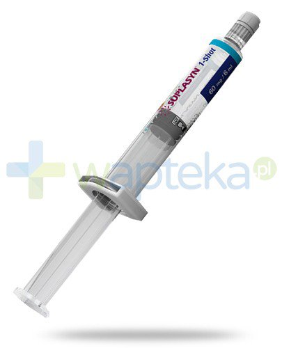 Suplasyn 1-Shot 60mg/6ml kwas hialuronowy do wstrzykiwań dostawowych 1 ampułko-strzykawka