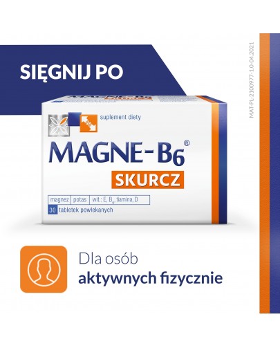 Magne-B6 Skurcz magnez na skurcze 30 tabletek