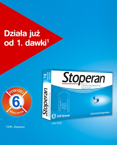 Stoperan 2 mg 18 kapsułek