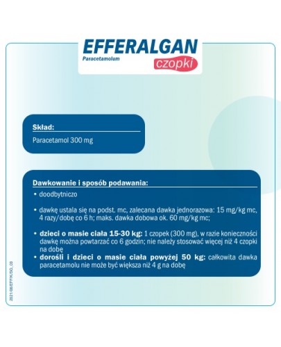 Efferalgan 300 mg czopki doodbytnicze 10 sztuk