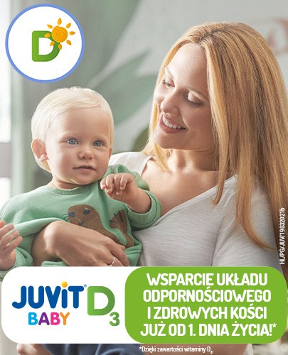 Juvit Baby D3 krople z pompką 10 ml