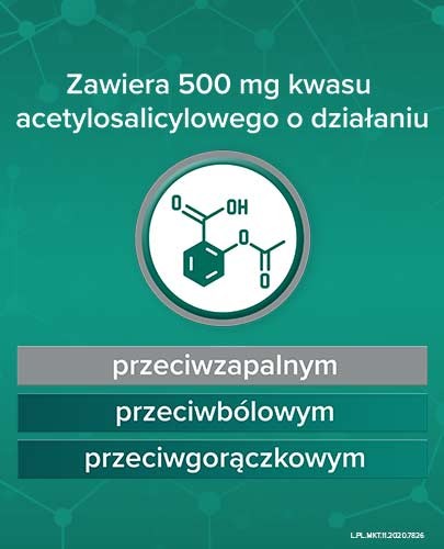 Aspirin Pro 500 mg 8 tabletek powlekanych