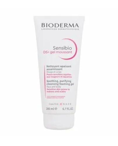 Bioderma Sensibio DS+ oczyszczający żel do mycia skóry zaczerwienionej i z łojotokiem 200 ml