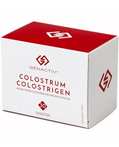 Colostrum z bananem Genactiv 30 saszetek [Colostrum Colostrigen]