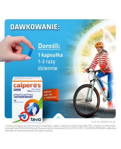 Calperos 1000  100 kapsułek