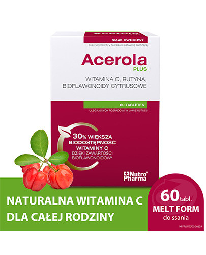 Acerola Plus  60 tabletek NutroPharma 