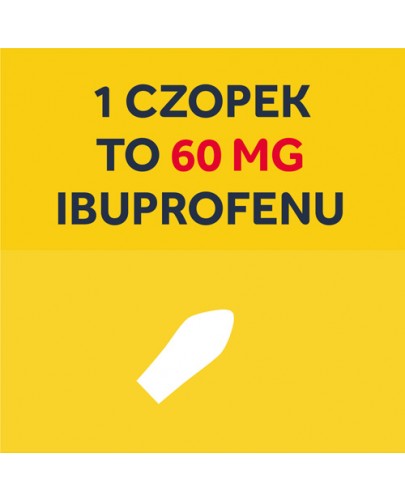 Nurofen 60 mg dla dzieci 10 czopków