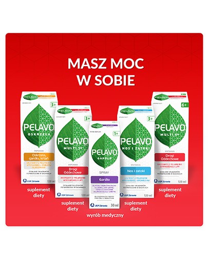 Pelavo Multi Drogi oddechowe syrop dla dzieci 3+ o smaku malinowym 120 ml