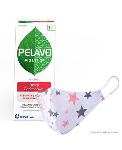 Pelavo Multi Drogi oddechowe syrop dla dzieci 3+ o smaku malinowym 120 ml