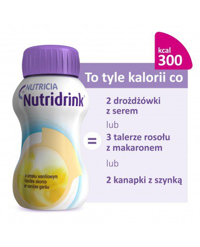 Nutridrink o smaku waniliowym 4x 125 ml