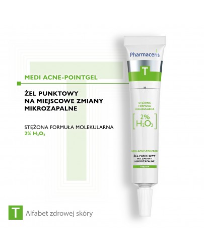 Pharmaceris T Medi Acne-Pointgel żel punktowy na miejscowe zmiany mikrozapalne 10 ml [Kup 2 produkty z linii Pharmaceris T = Płyn micelarny Pharmaceris T 200 ml]