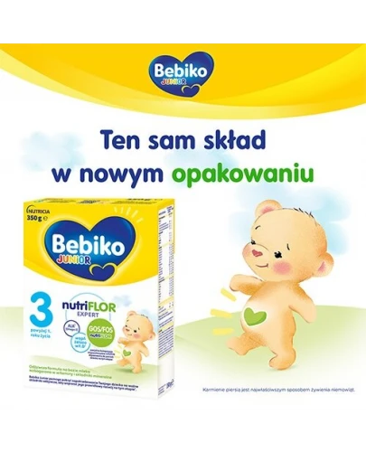 Bebiko 3 Junior mleko modyfikowane powyżej 1. roku życia 350 g