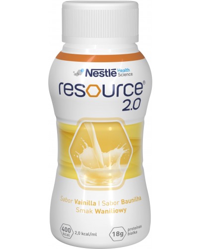 Resource 2.0 preparat odżywczy w płynie smak waniliowy 4x 200 ml