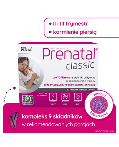 Prenatal Classic 90 tabletek [Nowa formuła]