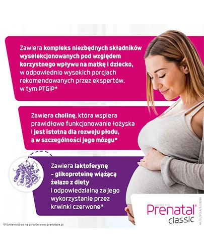 Prenatal Classic 90 tabletek [Nowa formuła]      