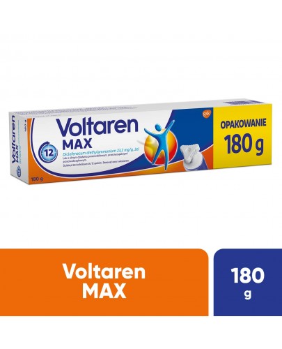 Voltaren Max 23,2 mg/g żel przeciwbólowy i przeciwzapalny 180 g