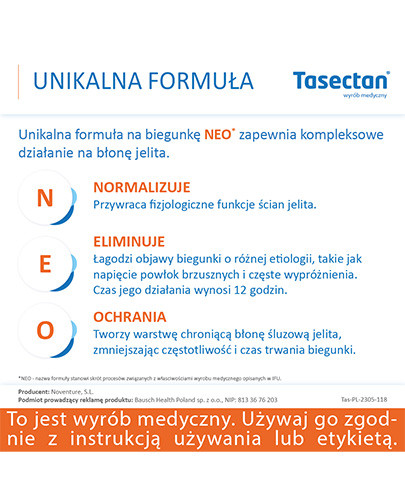 Tasectan 500mg 15 kapsułek