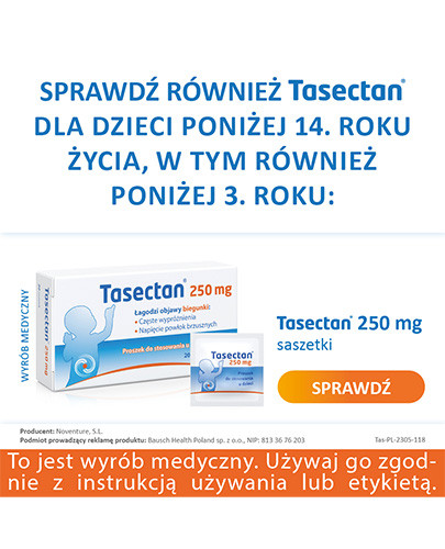 Tasectan 500mg 15 kapsułek