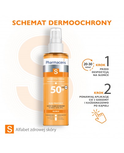 Pharmaceris S Sun Protect suchy olejek ochronny SPF50+ do ciała 200 ml