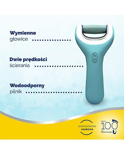 Scholl Velvet Smooth Pro (Wet&Dry) elektryczny pilnik do stóp (z ładowarką ) 1 sztuka + Scholl maska nawilżająca do stóp 1 para