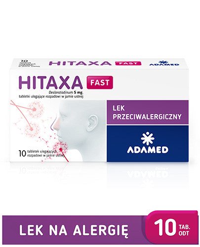 Hitaxa Fast 5 mg 10 tabletek 