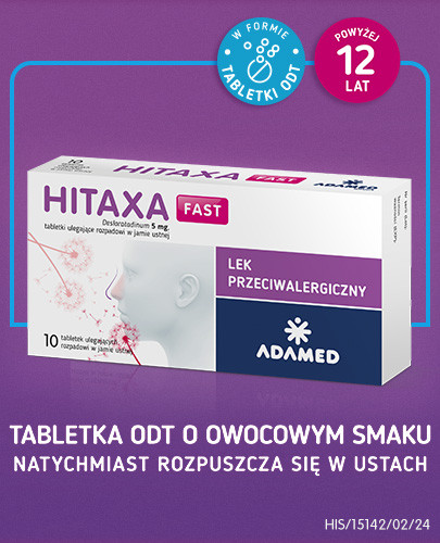 Hitaxa Fast 5 mg 10 tabletek 
