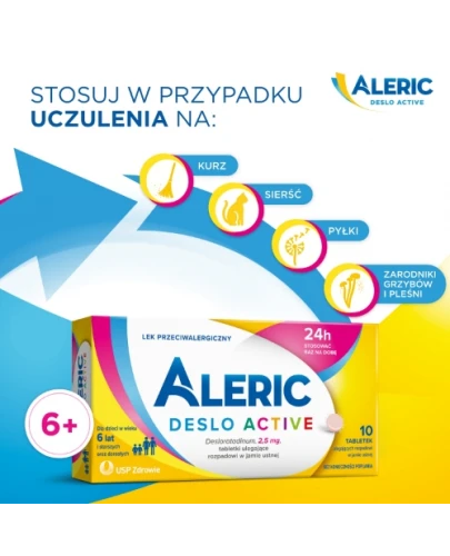 Aleric Deslo Active 2,5 mg 10 tabletek