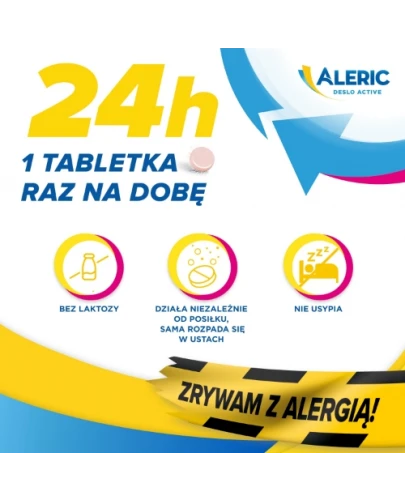 Aleric Deslo Active 2,5 mg 10 tabletek