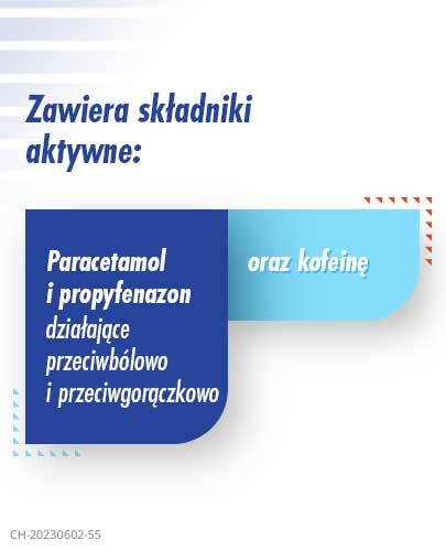 Saridon 250 mg + 150 mg + 50 mg 20 tabletek