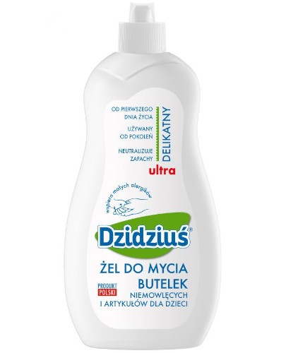 Dzidziuś żel do mycia butelek niemowlęcych i artykułów dla dzieci 500 ml