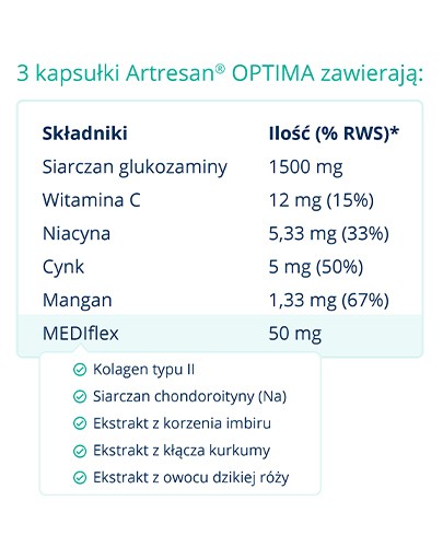 Artresan Optima 120 kapsułek