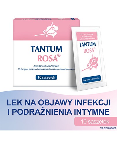 Tantum Rosa 53,2 mg/g 10 saszetek