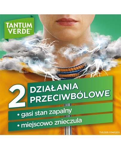 Tantum Verde 3 mg pastylki do ssania smak miętowy 30 sztuk