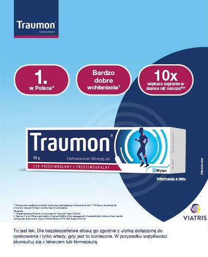 Traumon 100mg/g żel 50 g