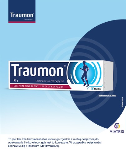 Traumon 100mg/g żel 50 g