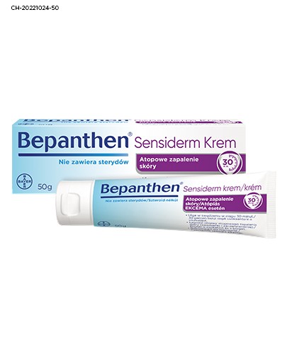 Bepanthen Sensiderm krem na podrażnienia skóry, AZS i egzemę  50 g