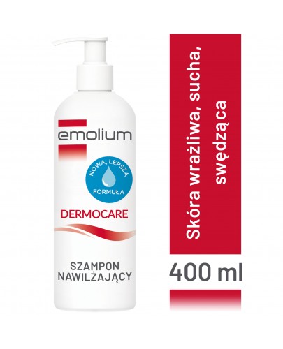 Emolium Dermocare szampon nawilżający 400 ml [NOWA FORMUŁA]