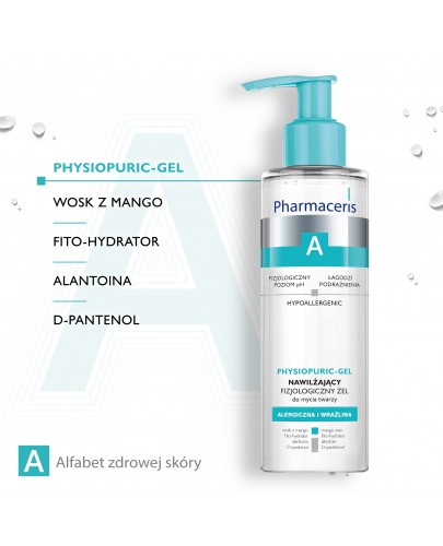 Pharmaceris A Physiopuric-Gel żel fizjologiczny nawilżający 190 ml