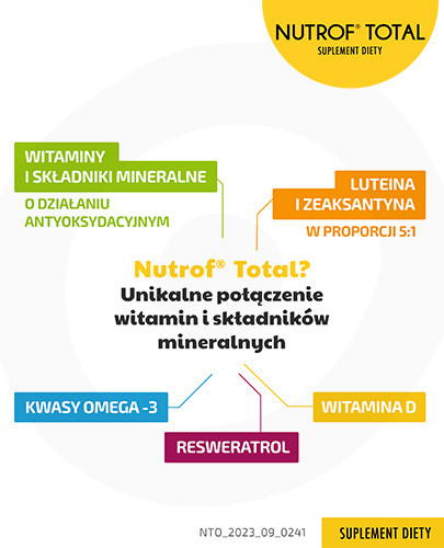 Nutrof Total z witaminą D3 60 kapsułek