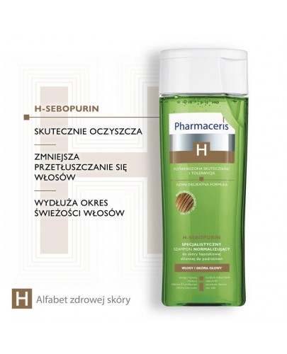 Pharmaceris H Sebopurin szampon normalizujący do skóry łojotokowej 250 ml