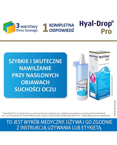 Hyal-Drop Pro krople do oczu 10 ml