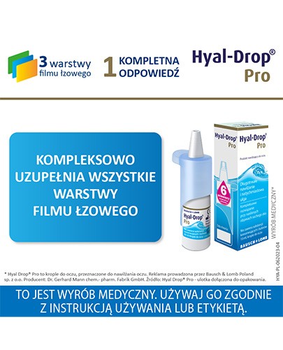 Hyal-Drop Pro krople do oczu 10 ml