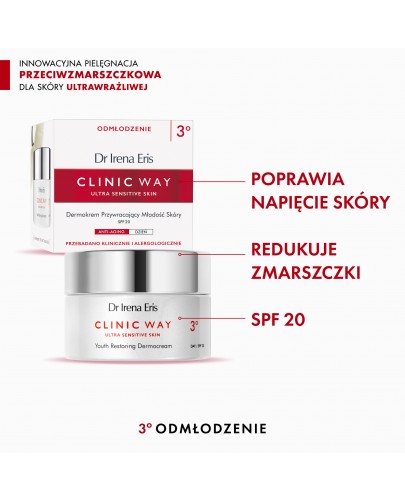 Dr Irena Eris Clinic Way 3° Dermokrem przywracający młodość skóry na dzień 50 ml