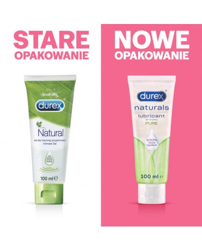 Durex Naturals Pure żel intymny dla intymnej przyjemności 100 ml