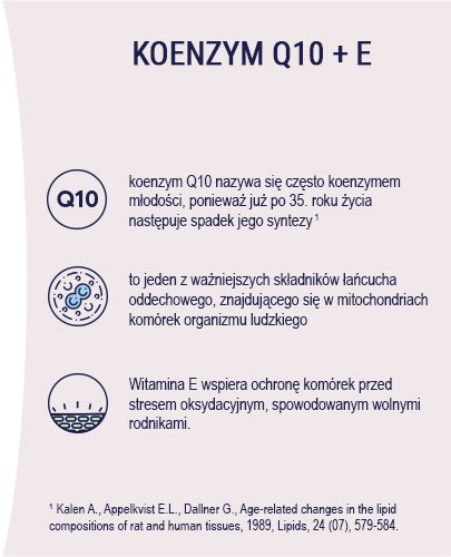 Naturell Koenzym Q10 30mg + witamina E 5mg 120 kapsułek