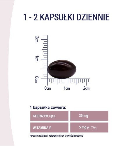 Naturell Koenzym Q10 30mg + witamina E 5mg 120 kapsułek